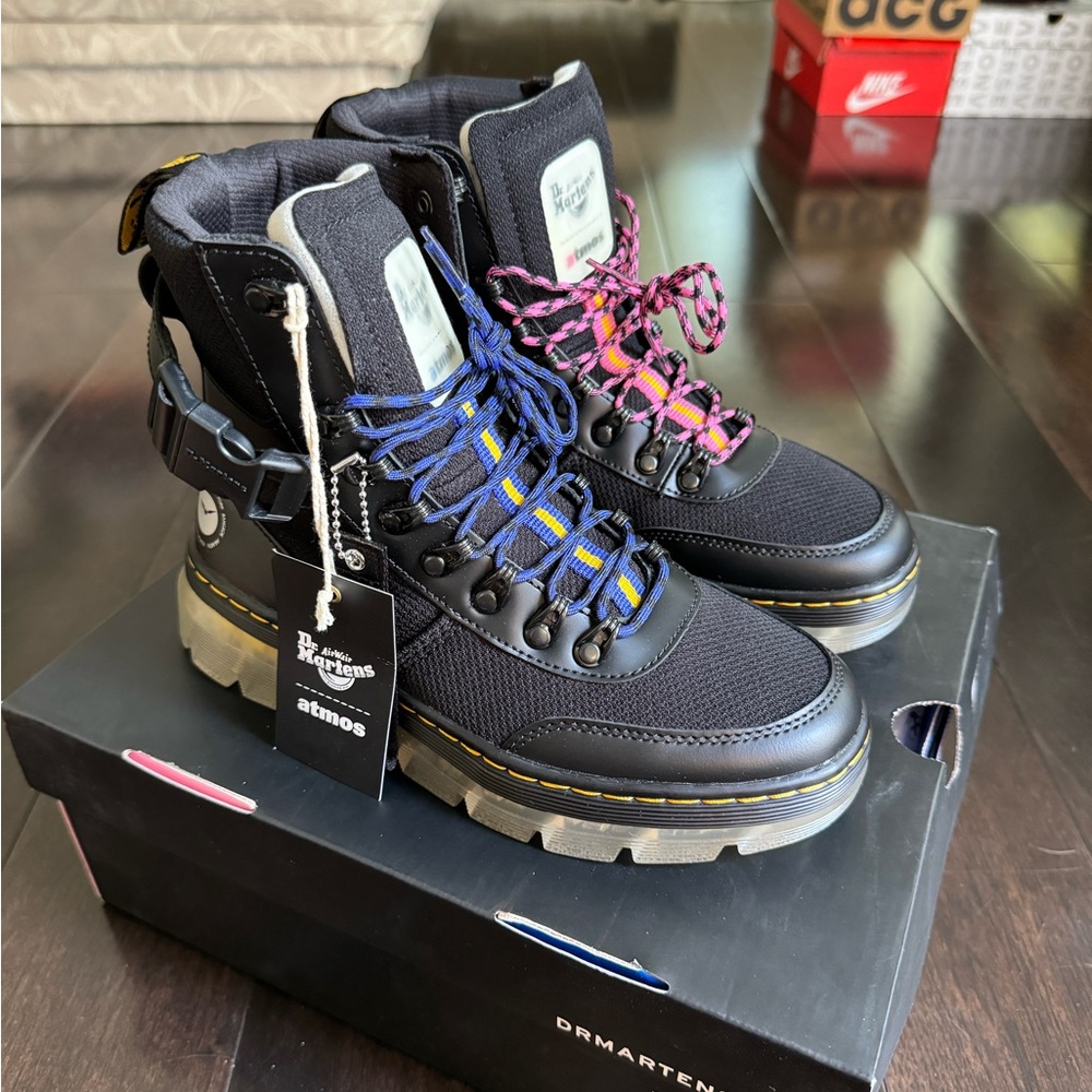 Dr. Martens X Atmos - COMBS TECH ATMOS CASUAL BOOTS: Women’s 6.5
